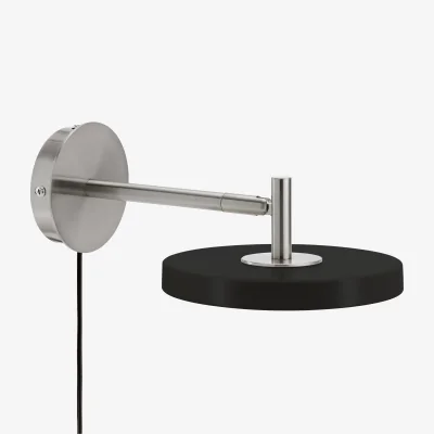 Nordic Nest Umage Asteria Wall wall lamp Short Black-chrome