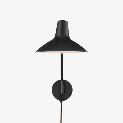 Nordic Nest Design For The People Darci Wall Lamp 36.5 cm Black