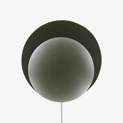 Nordic Nest Globen Lighting Orbit wall lamp Moss green