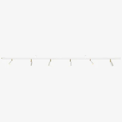 Nordic Nest Örsjö Belysning Starlight 6 wall and ceiling lamp White textured lacquer RAL 9016