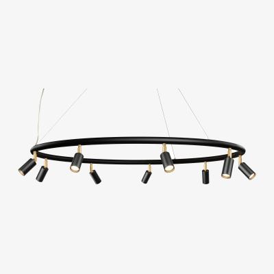 Nordic Nest Örsjö Belysning Starlight round wall and ceiling lamp Ø100 cm Black textured lacquer RAL 9005