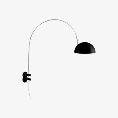 Nordic Nest Oluce Coupé 1159 wall lamp Black chrome stand