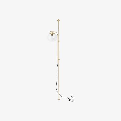 Nordic Nest Hübsch Wall lamp 182 cm Metal-glass-brass-clear