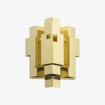 Nordic Nest Skyline wall lamp rough brass