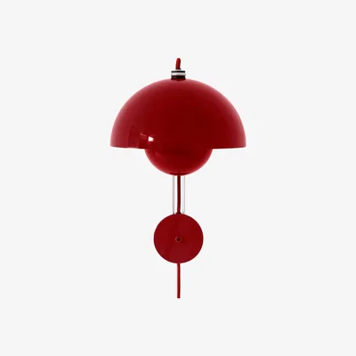 Nordic Nest &Tradition Flowerpot wall lamp VP8 Vermilion red