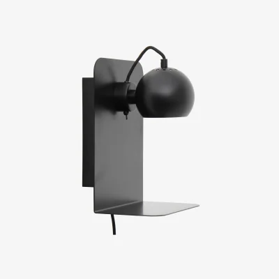 Nordic Nest Frandsen Ball wall lamp usb Matte black