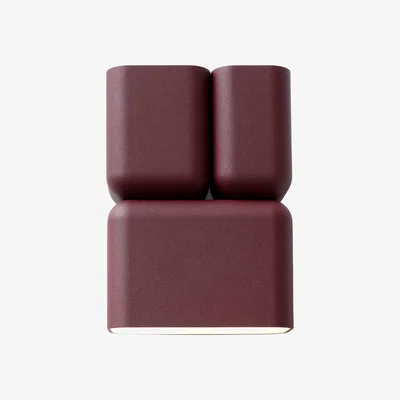 Nordic Nest Tabata LN10 wall lamp Dark burgundy