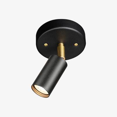 Nordic Nest Örsjö Belysning Starlight 1 ceiling/wall lamp with junction box Black textured lacquer RAL 9005