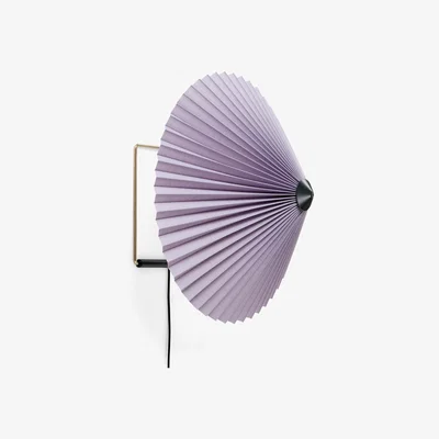 Nordic Nest Matin wall lamp Ø38 cm Lavender shade