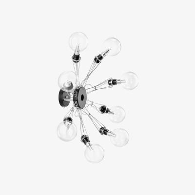 Nordic Nest Atelje Lyktan Matrix wall lamp Black 8-arm