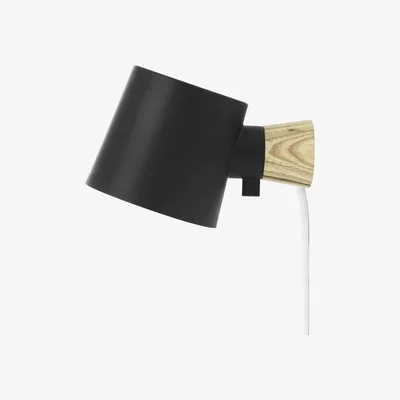 Nordic Nest Rise wall lamp black