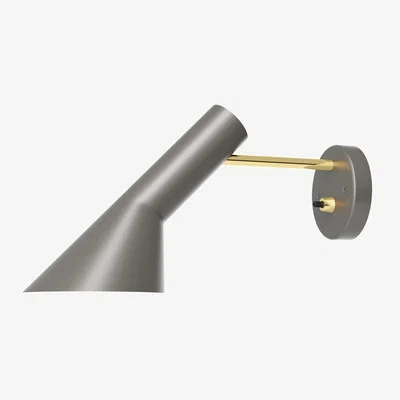 Nordic Nest Louis Poulsen AJ wall lamp fixed installation Brass-warm grey