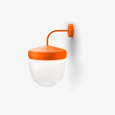 Nordic Nest Noon Pan wall lamp frosted 30 cm Orange
