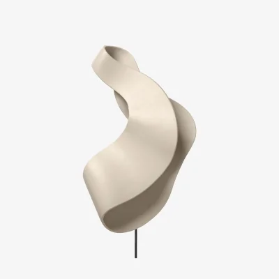 Nordic Nest Ferm Living Oyster wall lamp Light cashmere