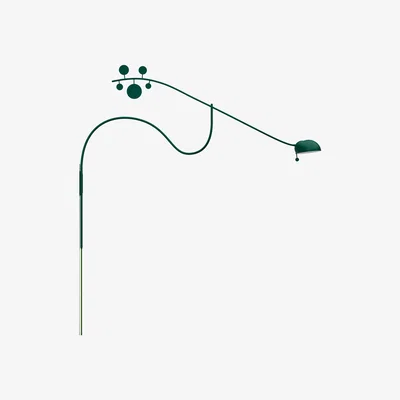 Nordic Nest Noon Juno wall lamp British racing green-dark green