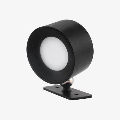 Nordic Nest Unison No Cable rechargeable wall lamp Black Ø8x4.5 cm