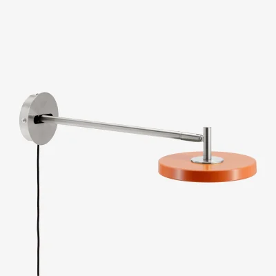 Nordic Nest Umage Asteria Wall wall lamp Long Nuance orange-chrome