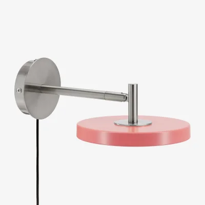 Nordic Nest Umage Asteria Wall wall lamp Short Nuance rose-chrome