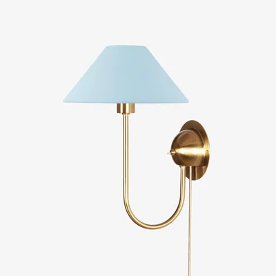 Nordic Nest Globen Lighting Iris wall lamp Dove blue