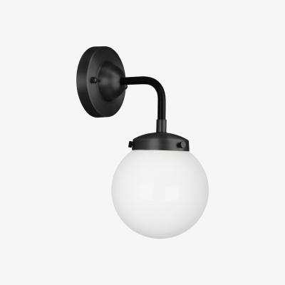 Nordic Nest Alley 1 IP44 wall lamp Black-white