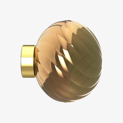 Nordic Nest Tom Dixon Whirl wall lamp Ø30 cm Gold