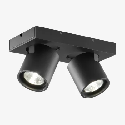 Nordic Nest Light-Point Focus 2 wall and ceiling lamp switch tune Black