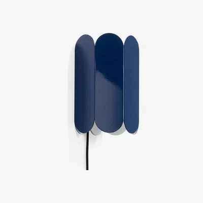 Nordic Nest Arcs wall switch wall lamp Cobalt blue