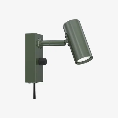 Nordic Nest Belid Cato wall lamp Blank forest green-matte black