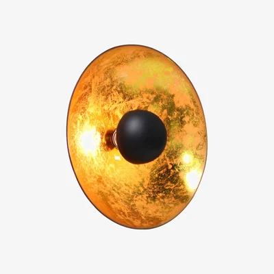 Nordic Nest Captain wall lamp black-gold