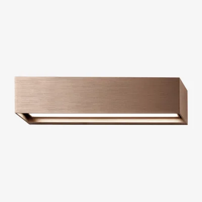 Nordic Nest Light-Point Linea W2 wall lamp switch tune Rose gold 7x30 cm