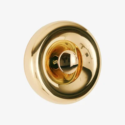 Nordic Nest Tom Dixon Void Surface wall lamp LED Ø30 cm Brass