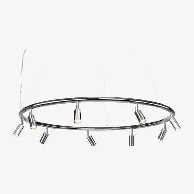 Nordic Nest Örsjö Belysning Starlight round wall and ceiling lamp Ø100 cm Nickel-plated brass