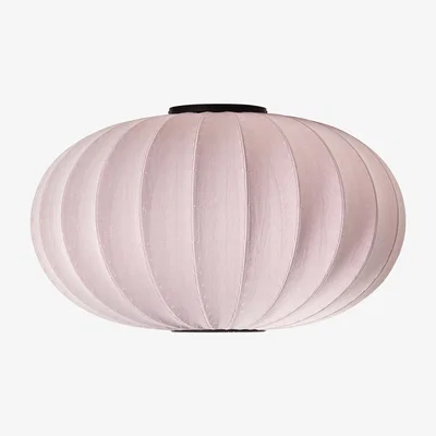 Nordic Nest Made By Hand Knit-Wit 76 Oval wall and ceiling lamp Light pink