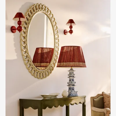 OKA OKA, Triya Wireless Wall Lamp - Red, Wall Lamp