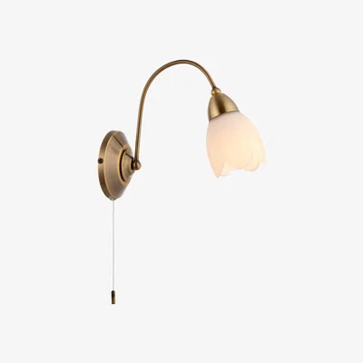 Olivia's Gallery Direct Petal Wall Light / Antique Brass