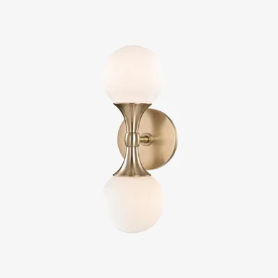 Olivia's Hudson Valley Lighting Astoria Steel 2 Light Wall Sconce | Outlet