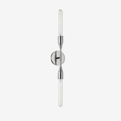 Olivia's Andrew Martin Tara Wall Light Polished Nickel / Single