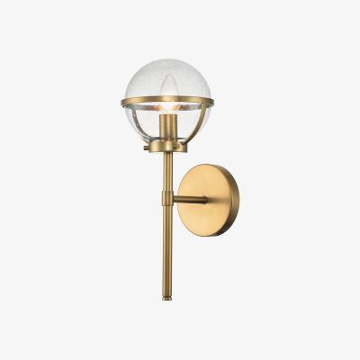 Olivia's Hinkley Hollis 1 Light Wall Light in Brass & Opal Glass