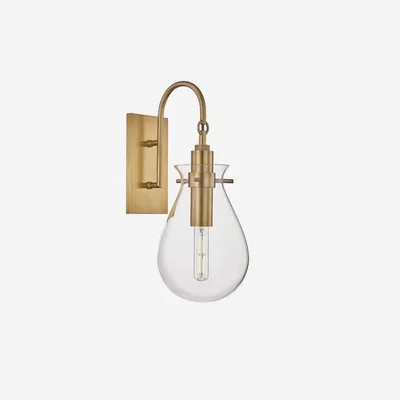 Olivia's Andrew Martin Ivy Wall Light Aged Brass