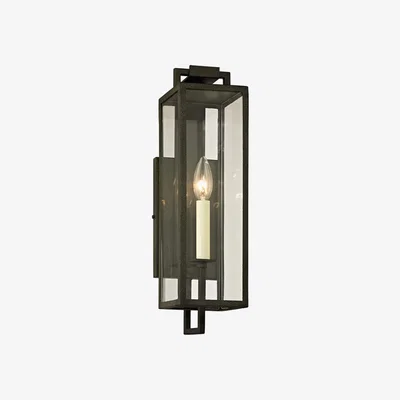 Olivia's Hudson Valley Lighting Beckham Wall in Forged Iron / 4 Light