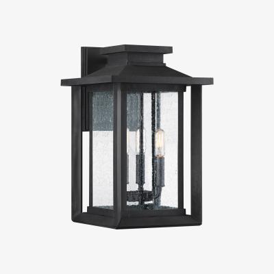 Olivia's Quoizel Wakefield 3 Wall Lantern in Black