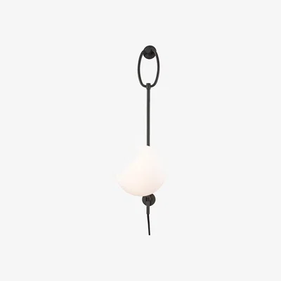 Olivia's Hudson Valley Lighting Gina Steel 1 Light Wall Sconce With Plug