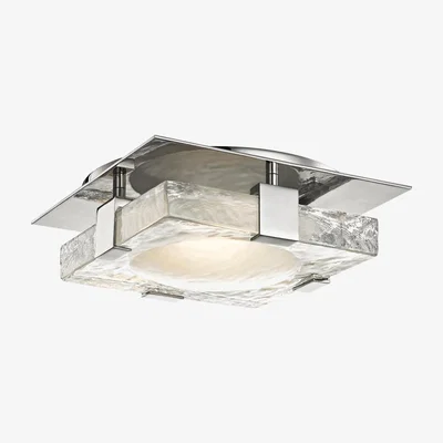 Olivia's Hudson Valley Lighting Bourne Led Wall Sconce in Polished Nickel