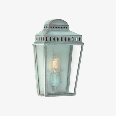 Olivia's Elstead Mansion House 1 Light Wall Light Verdigris