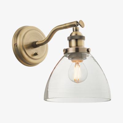Olivia's Gallery Interiors Hansen Wall Light in Antique Brass