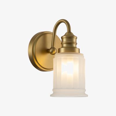 Olivia's Quoizel Swell 1 Light Wall Light in Brass