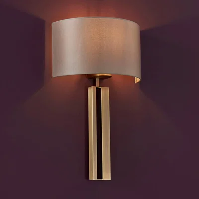 Olivia's Olivia's Rebecca Wall Light in Brass & Mink