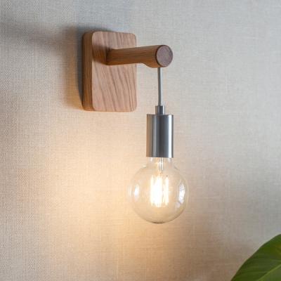 Olivia's Garden Trading Rathborne Wall Light in Oak