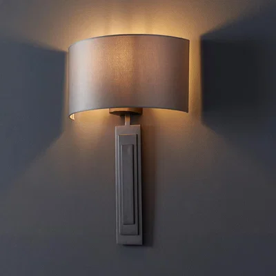 Olivia's Olivia's Riley Wall Light in Bronze & Mink