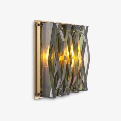 Olivia's Eichholtz Small Nuvola Wall Lamp in Antique Brass